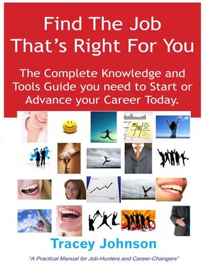 cover image of Find The Job That's Right For You: The Complete Knowledge and Tools Guide you need to Start or Advance your career Today. A Practical Manual for Job-Hunters and Career-Changers.